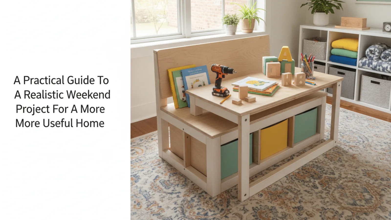 A Practical Guide To A Realistic Weekend Project For A More Useful Home cover image